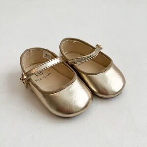 GAP Gold Baby Dress Shoes